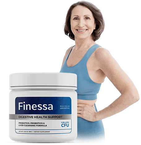 Finessa plant-based digestive support powder for women over 40
