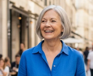 Susan R. verified Finessa customer review — slow start strong finish at 44